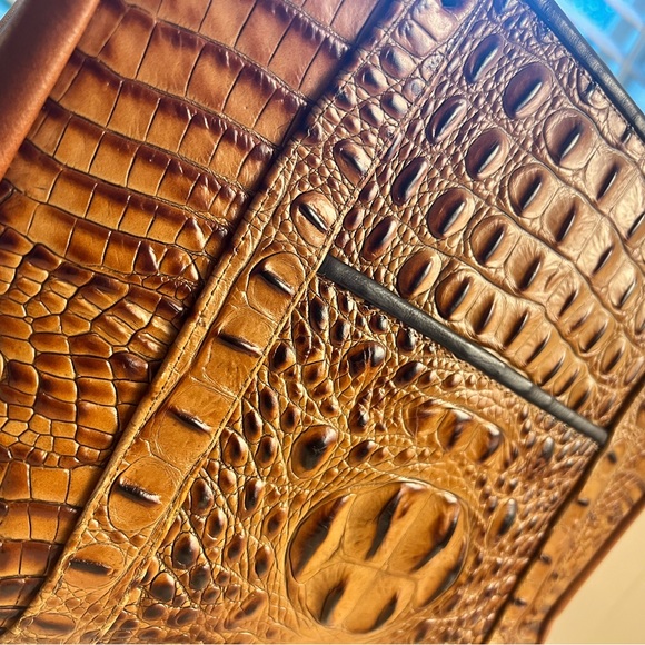 Jo Ann Page Short Kachi Cognac Hornback Lizard & Chicas Cow, Full-grain Leather - Picture 3 of 14